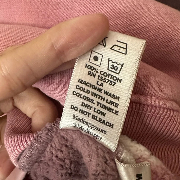 NWOT MadHappy Local Optimist Tie Dye Crewneck Sweatshirt Size Medium - Picture 7 of 8